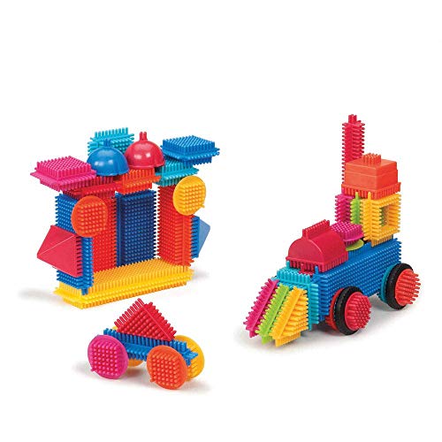 Bristle Blocks - Juego de bloques para bebé (Battat 70.3068) , Modelos/colores Surtidos, 1 Unidad