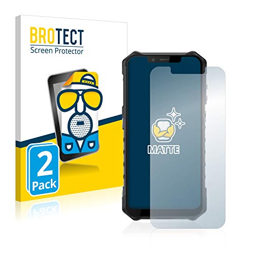 BROTECT Protector Pantalla Anti-Reflejos Compatible con Ulefone Armor 6E (2 Unidades) Pelicula Mate Anti-Huellas