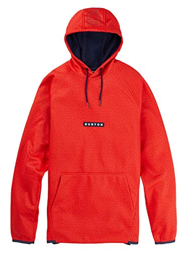 Burton Crown Weatherproof Sudadera, Hombre, Flame Scarlet Heather, S