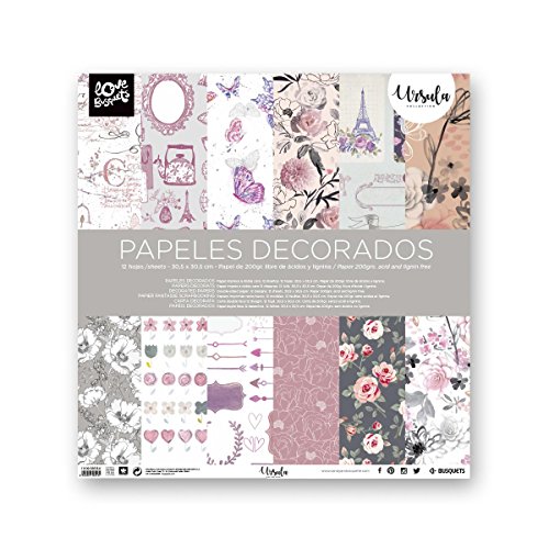 Busquets - Papeles Decorados Scrapbooking Ursula 30,5x30,5