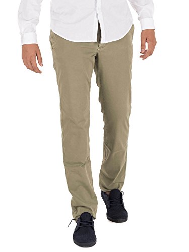 Capitán Denim Harpo Pantalones, Verde, WNA/L32 (Tamaño del Fabricante:38) para Hombre