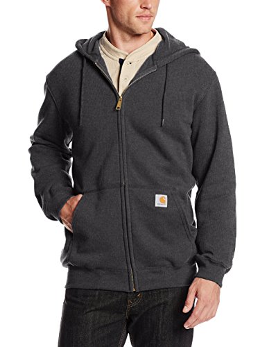 Carhartt Midweight Hooded Zip-Front Sweatshirt, grus, L para Hombre