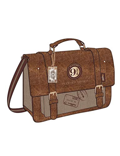 CERDÁ LIFE'S LITTLE MOMENTS, Cartera Bandolera de Harry Potter-Licencia Oficial Star Wars para Mujer, Marrón, Mediano