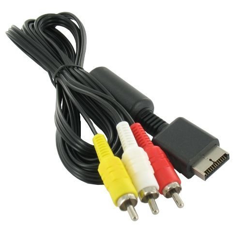 Childhood 1.8M Audio Video AV RCA Cable compuesto de video para PS2 PS3 Playstation