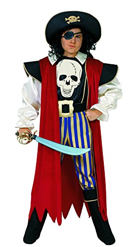 Ciao - Disfraz de pirata del Capitán Morgan para niño (talla 3-4 años), multicolor, 11530.3-4