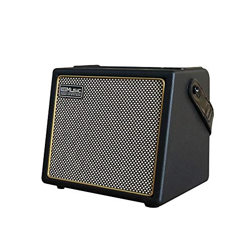 Coolmusic 30W Amplificador de guitarra acústica portátil con entrada de micrófono, Bluetooth integrado, rendimiento de batería recargable de hasta 8 horas