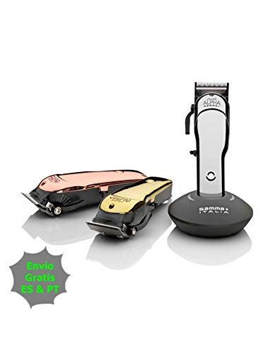 Cortapelos Gamma Piu Absolute ALPHA Clipper a Batería con 3 carcasas intercambiables