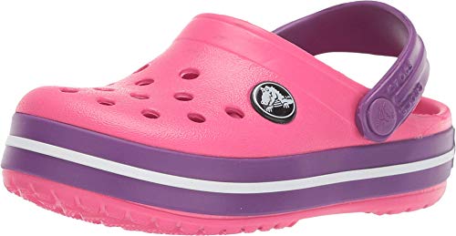 Crocs Crocband Clog Kids, Zuecos, Rosa (Paradise Pink/Amethyst 60o), 32/33 EU