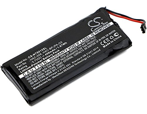 CS-NTS015SL Batería 450mAh Compatible con [Nintendo] HAC-015, HAC-016, HAC-A-JCL-C0, HAC-A-JCR-C0, Switch Controller sustituye HAC-006, HAC-BPJPA-C0