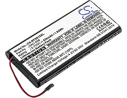 CS-NTS015XL Batería 520mAh Compatible con [Nintendo] HAC-015, HAC-016, HAC-A-JCL-C0, HAC-A-JCR-C0, Switch Controller sustituye HAC-006, HAC-BPJPA-C0