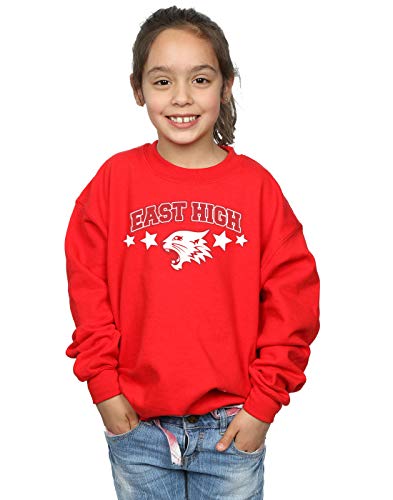 Disney Niñas High School Musical The Musical Wildcat Stars Camisa De Entrenamiento Rojo 3-4 Years