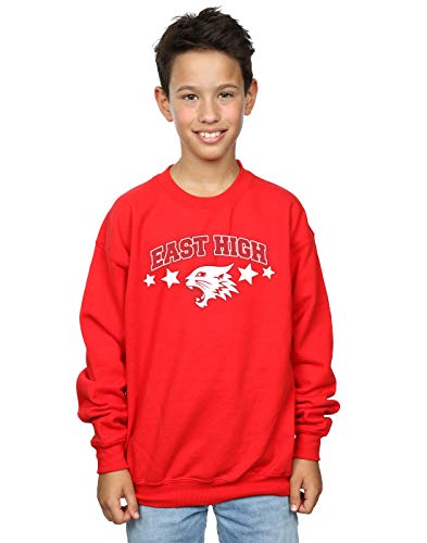 Disney Niños High School Musical The Musical Wildcat Stars Camisa De Entrenamiento Rojo 3-4 Years