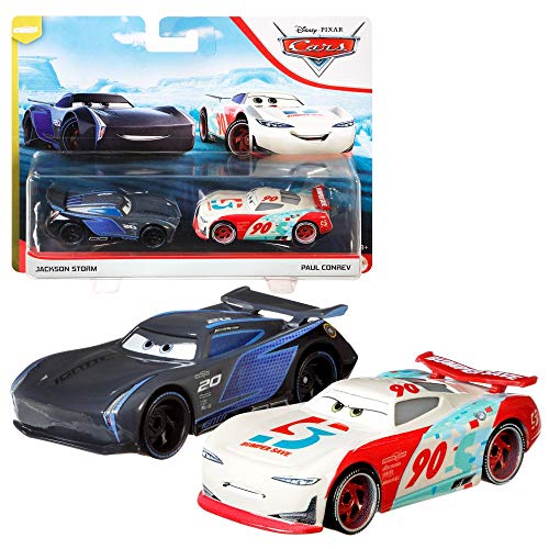 Disney Selección Doble Pack Cars | Modelos Vehículos 2020 | Cast 1:55 | Mattel, Cars Doppelpacks:Jackson Storm & Paul Conrev