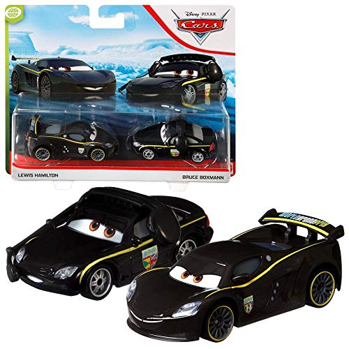 Disney Selección Doble Pack Cars | Modelos Vehículos 2020 | Cast 1:55 | Mattel, Cars Doppelpacks:Lewis Hamilton & Bruce Boxmann