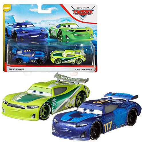 Disney Selección Doble Pack Cars | Modelos Vehículos 2020 | Cast 1:55 | Mattel, Cars Doppelpacks:Spikey Fillups & Chase Racelott