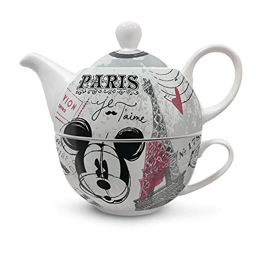 Disney Walt PWM81/1XY Teaforone - Tetera de Porcelana, Multicolor