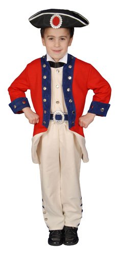 Dress Up America De Histórico Colonial Soldado Conjunto de Disfraces para niños