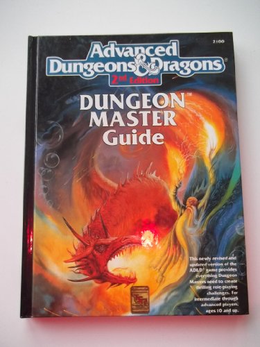 Dungeon Master's Guide: Advanced Dungeon and Dragons 2nd Edition Hardcover Rulebook