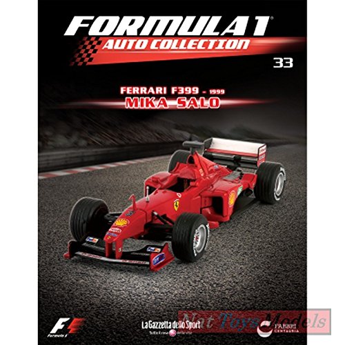 EDICOLA F1 Ferrari 375 Indy Mika Salo F399 1999 Formula 1 Collection 1:43 +fas Die Cast Compatible con