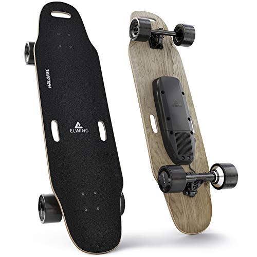 Elwing Boards - Skateboard Eléctrico Modular - Powerkit Halokee Sport - Motor Doble 38Km/h - Batería de Larga duración 30 Km - IP65 a Prueba de Agua y Polvo - Diseñado en Francia