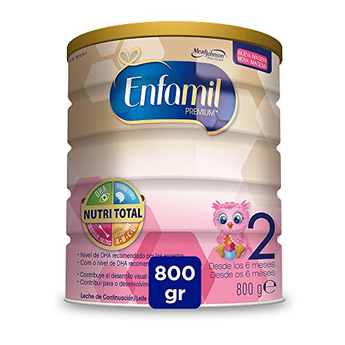 Enfamil Premium 2 - Leche infantil de Continuacion para Lactantes bebés de 6 a 12 Meses, 800 g