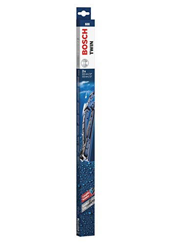 Escobilla limpiaparabrisas Bosch Twin 608, Longitud: 600mm/550mm – 1 juego para el parabrisas (frontal)