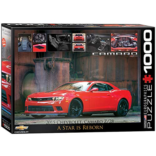 Eurographics 2015 Chevrolet Camaro Z/28 A Star is Reborn 1000pcs Puzzle - Rompecabezas (Puzzle Rompecabezas, Vehículos, Niños y Adultos, 1000 Pieza(s))