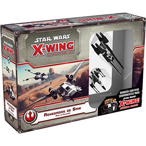 Fantasy Flight Games- Star Wars X-Wing: Renegados de Saw - Español (FFSWX74)