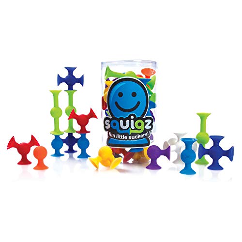 Fat Brain Toys- Fat Brain Toy Squigz Juego construcción ventosas, Multicolor (1)