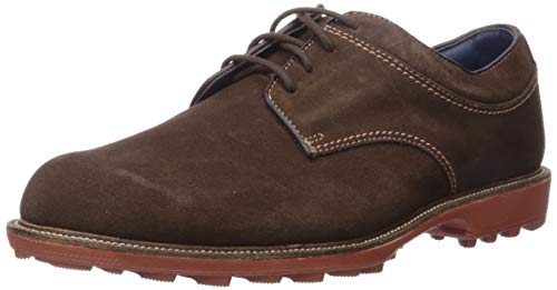 FootJoy Hombres Club Casuals-Zapatos de golf estilo temporada anterior, marr�n (Chocolate gamuza), 39.5 EU