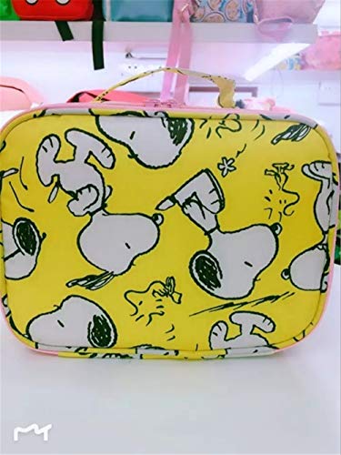 FSQY Dibujos Animados Bolsa cosmética niñas Lindo regalo24CM * 18 CM * 9 CM Snoopy