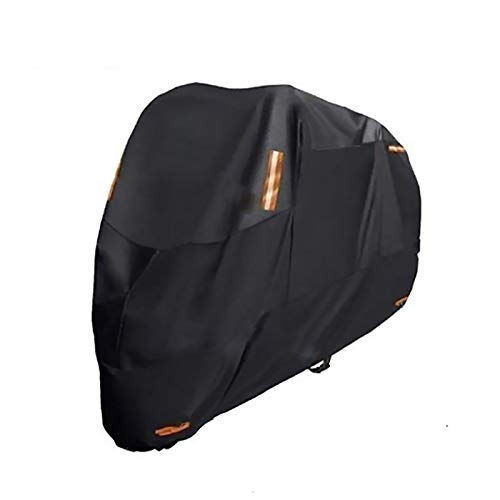 Fundas para motos Cubierta de la motocicleta compatible con cubierta de la motocicleta Derbi Senda Terra Aventura, 6 tamaños Negro 300D Oxford actualizar cubierta de la motocicleta impermeable