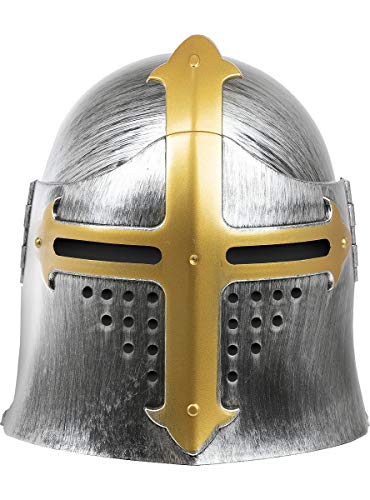 Funidelia | Casco Medieval para Hombre y Mujer ▶ Medieval, Edad Media, Caballero - Multicolor, Accesorio para Disfraz