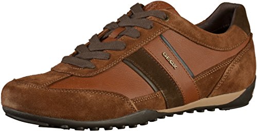 Geox U Wells C, Zapatillas Hombre, Marrón (Browncotto C6003), 39 EU