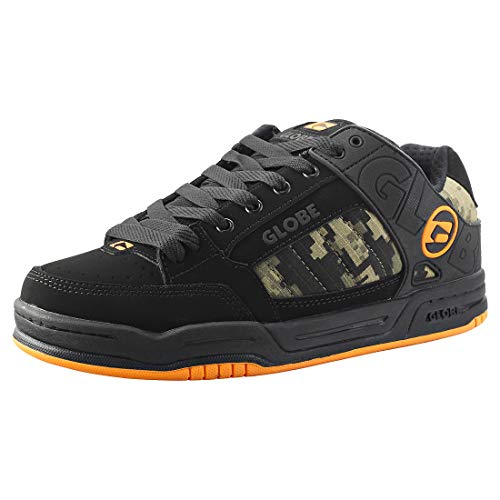 GLOBE Tilt, Zapatillas de Skateboarding Hombre, Negro (Black/Camo/Orange 20388), 39 EU (7 US)