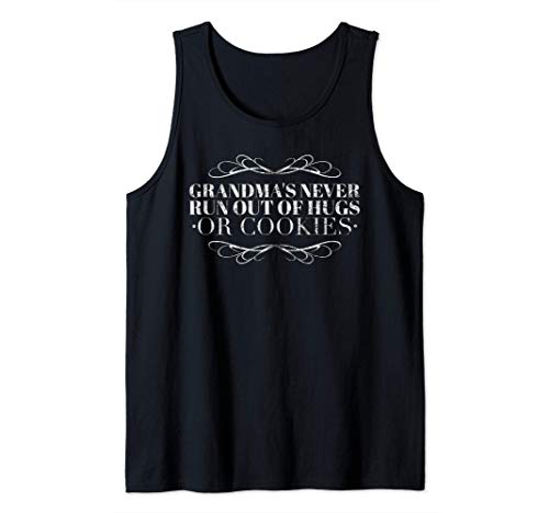 Grandma's Never Run Out of Hugs Or Cookies - Funny Camiseta sin Mangas