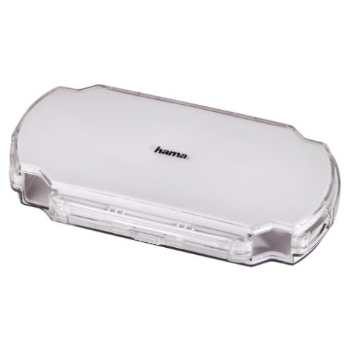 Hama Storage Box Crystal Case White for The Sony PSP Plata - Caja (Plata, Policarbonato, Sony PSP)