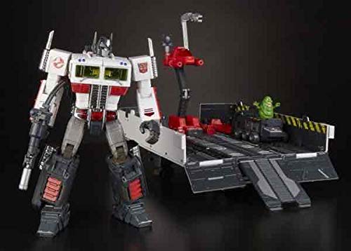 Hasbro- Optimus Prime X Ghostbusters Mp10g Ecto-35 Figura 24 Cm Transformers Sdcc 2019, Multicolor (HSBE4216E48)