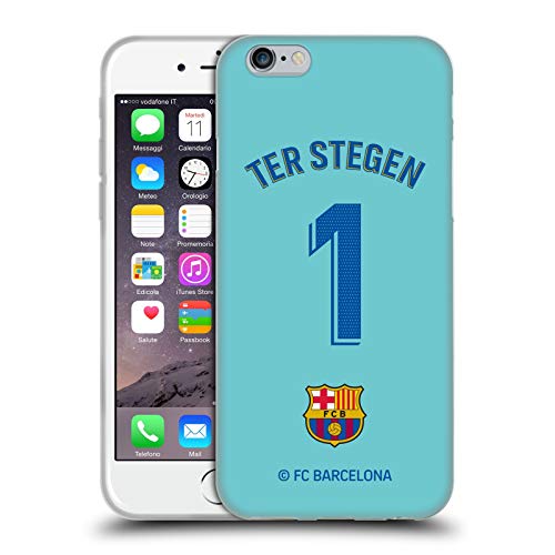 Head Case Designs Oficial FC Barcelona TER Stegen 2019/20 Jugadores Kit Local Grupo 1 Carcasa de Gel de Silicona Compatible con Apple iPhone 6 / iPhone 6s