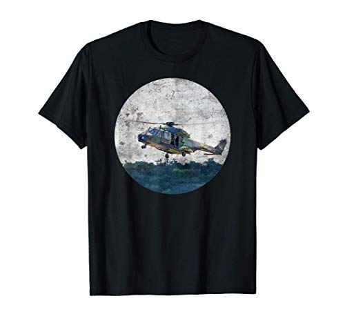 Helicóptero Bundeswehr Vintage Army Aviation Camiseta