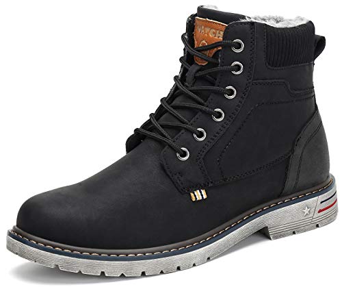 Hombre Botas de Nieve Al Aire Libre Senderismo Impermeables Deportes Trekking Zapatos Invierno Forro Piel Sneakers Calientes Botines