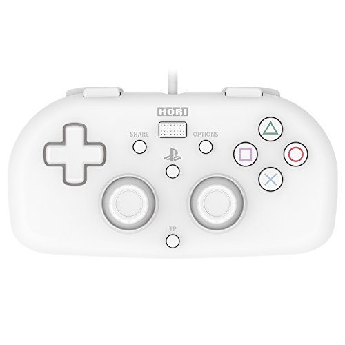 Hori SONY Licensed Wired Controller Light Small White for PS4