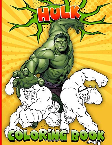 Hulk Coloring Book: Hulk Adult Coloring Books The Color Wonder