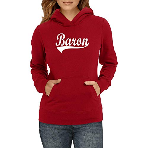 Idakoos Baron Baseball Style Sudadera con Capucha para Mujer