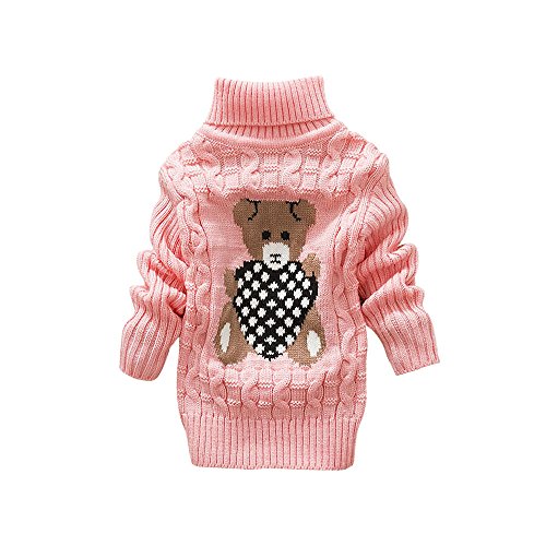 IEUUMLER Bebé una niña de Sweatershirt de Dibujos Animados, Lindo Jersey de Manga Larga IE001 (2-3Years(16))