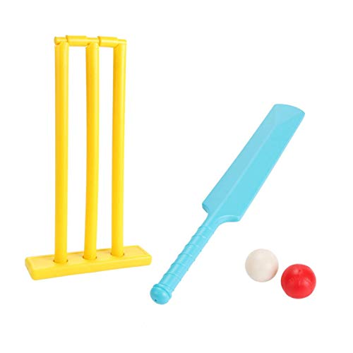 Iwinna Beach Cricket Equipment - Kid Cricket Set Parent-Child Sports Interaction Hand-Eye Coordination Cultivation Game Set For Backyard Family Sports