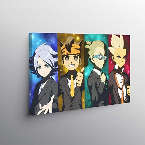 JFHSJ Cartel Inazuma Eleven Póster Arte Pared Impresiones Lienzo Dormitorio Sala de Estar Hogar Niños Dormitorio Decor Pintura Halloween 50 * 75cm