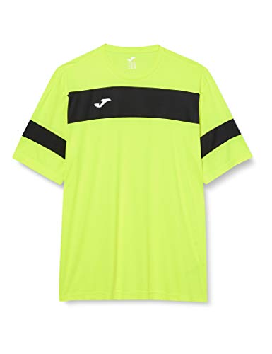 Joma Academy II M/Corta Traje de Entrenamiento, Hombre, Amarillo Fluor/Negro, XL