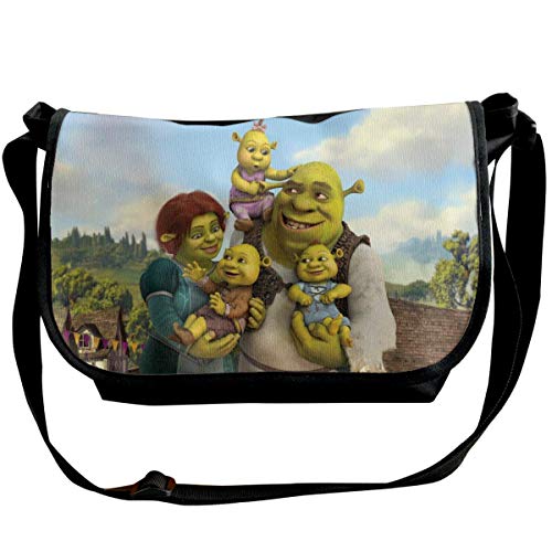 JONINOT Shrek Dibujos Animados Bolsos de Hombro Commute Messenger Bag Work Purches Crossbody Satchel Schoolbag
