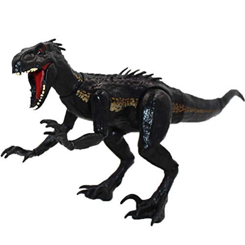 Kooshy Juguete de Dinosaurio jurásico, Figura de Dinosaurio del Indoraptor Mundial, Figura de acción de Velociraptor, Modelo Animal, niños, 15 cm